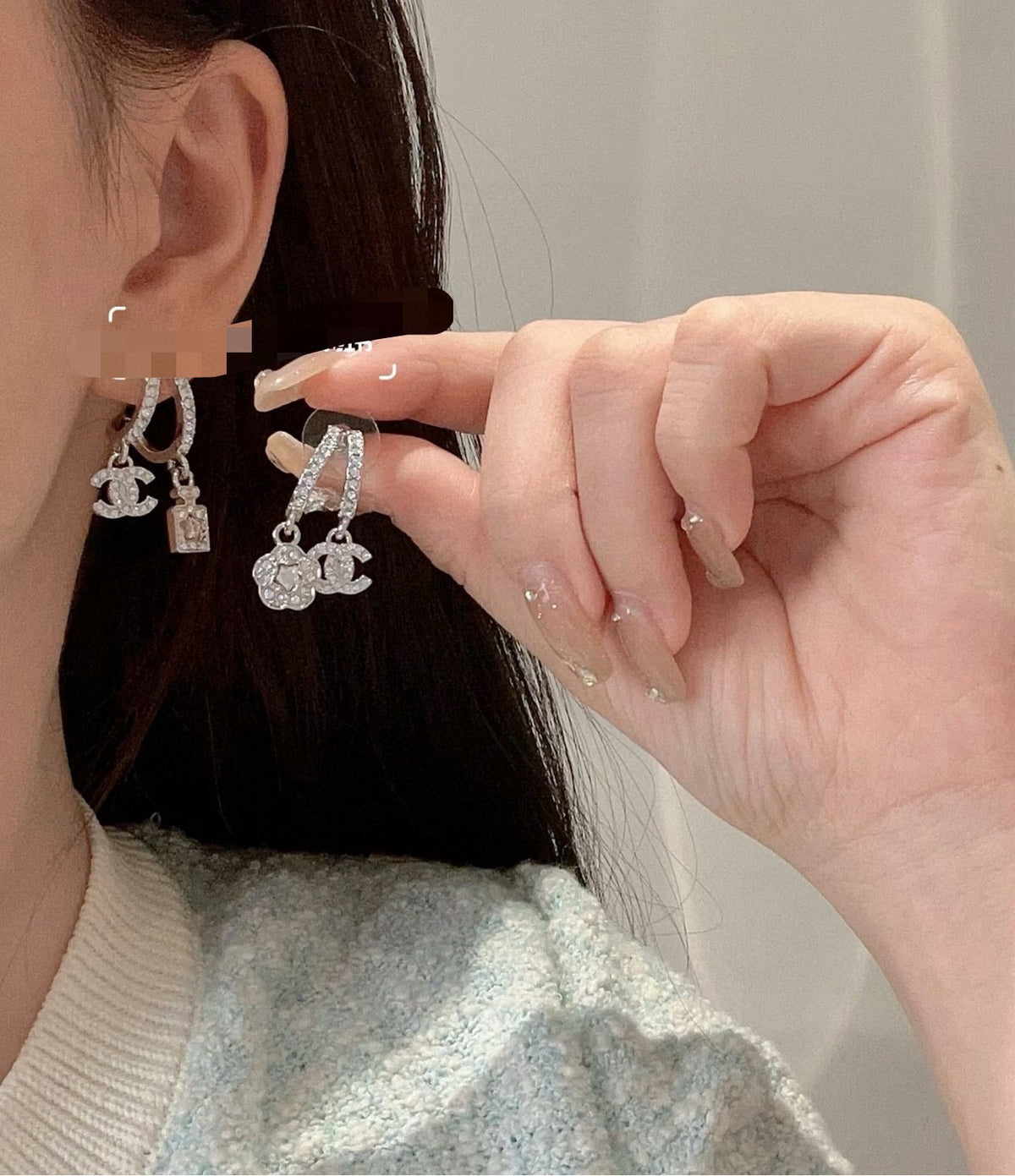 CHANEL Double-C Earrings