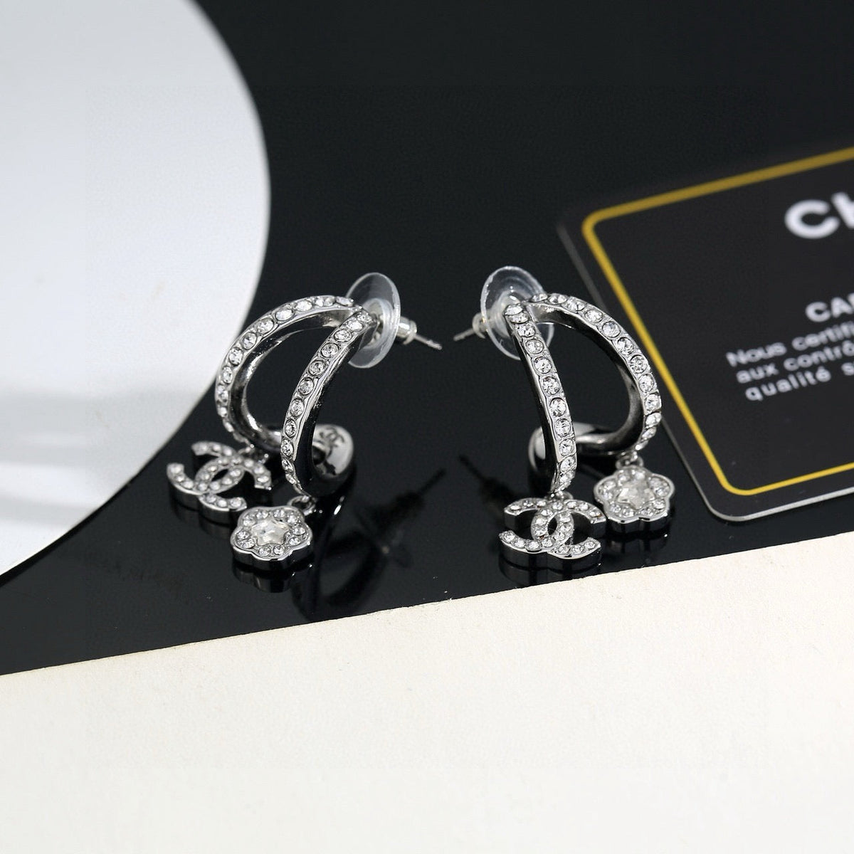 CHANEL Double-C Earrings