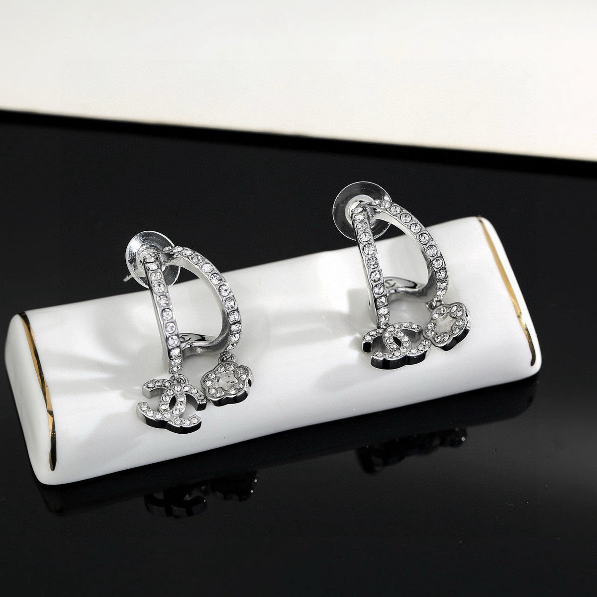 CHANEL Double-C Earrings