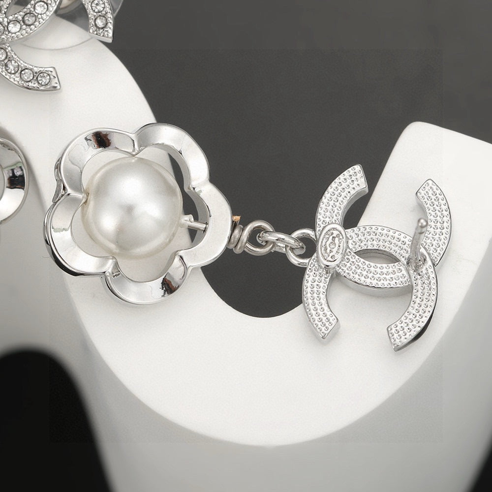 CHANEL Camellia Earrings