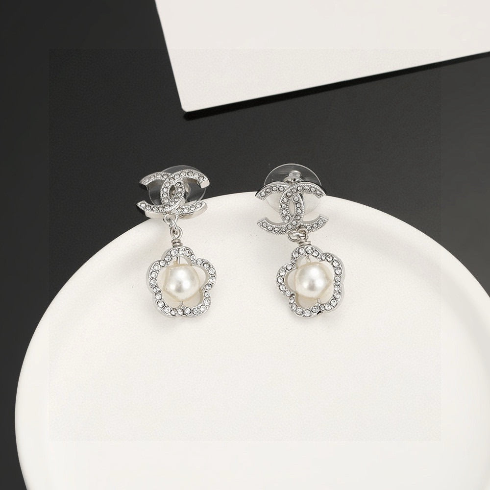 CHANEL Camellia Earrings