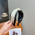 DIOR Letter Logo Silk Wide Headband
