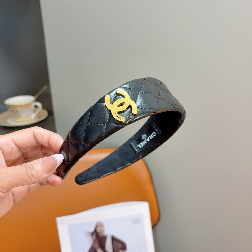 CHANEL Leather Headband