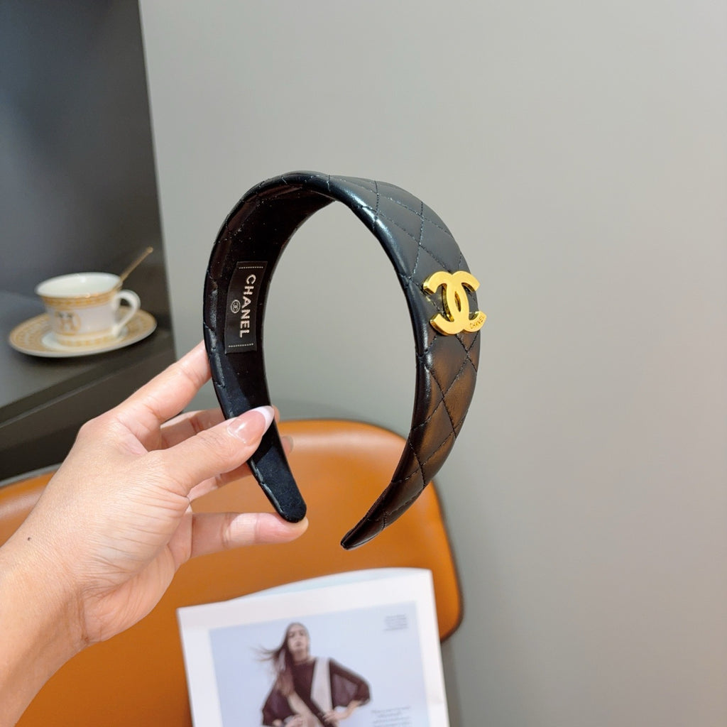 CHANEL Leather Headband