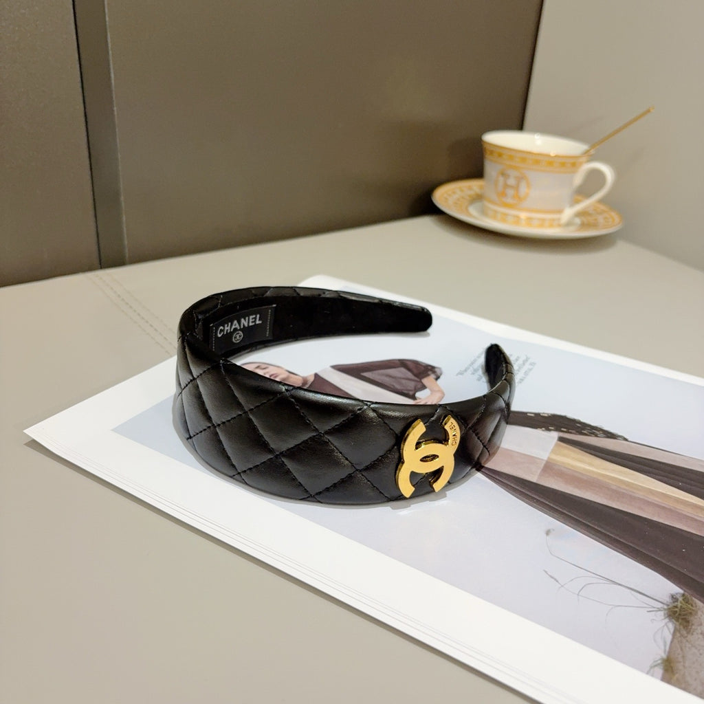 CHANEL Leather Headband