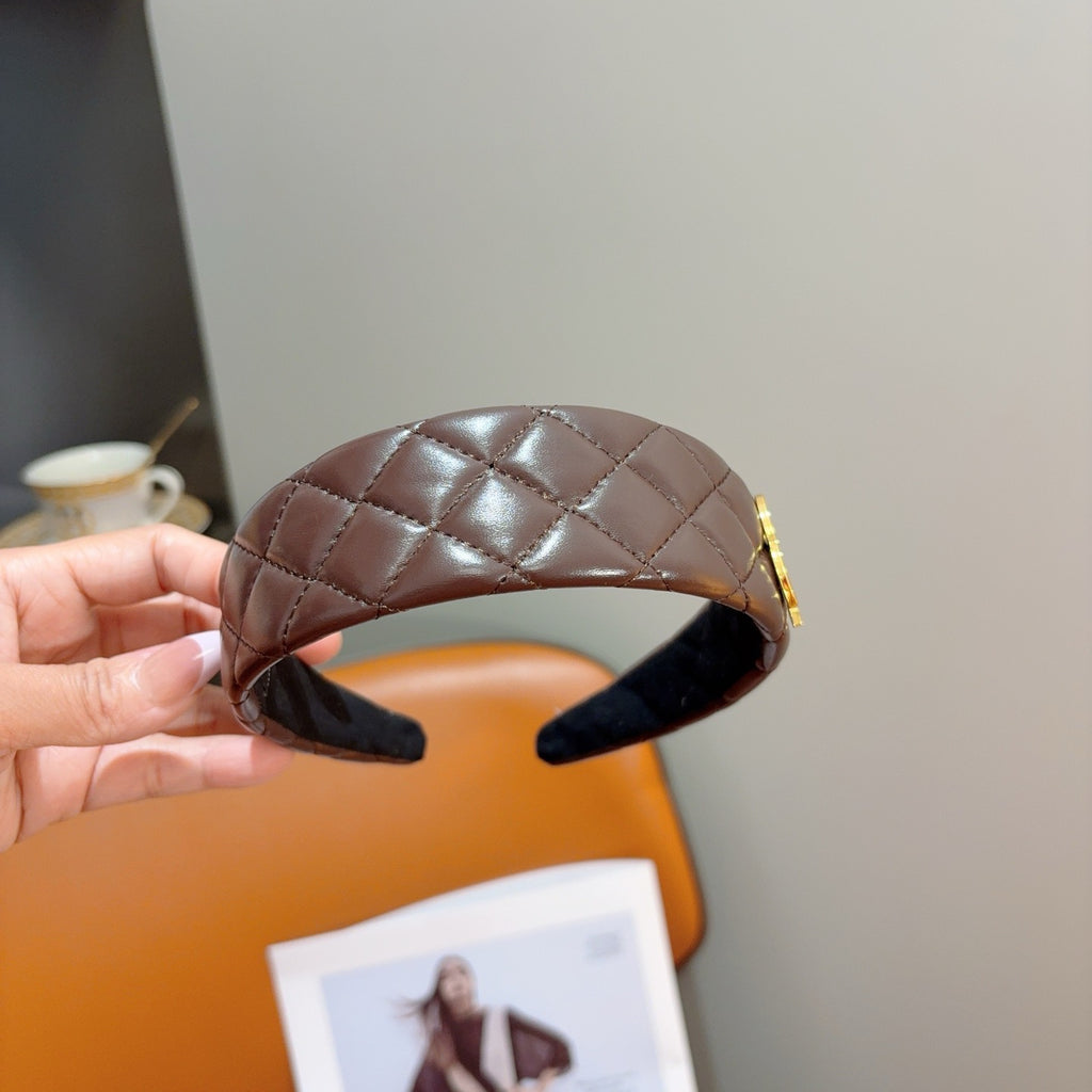 CHANEL Leather Headband