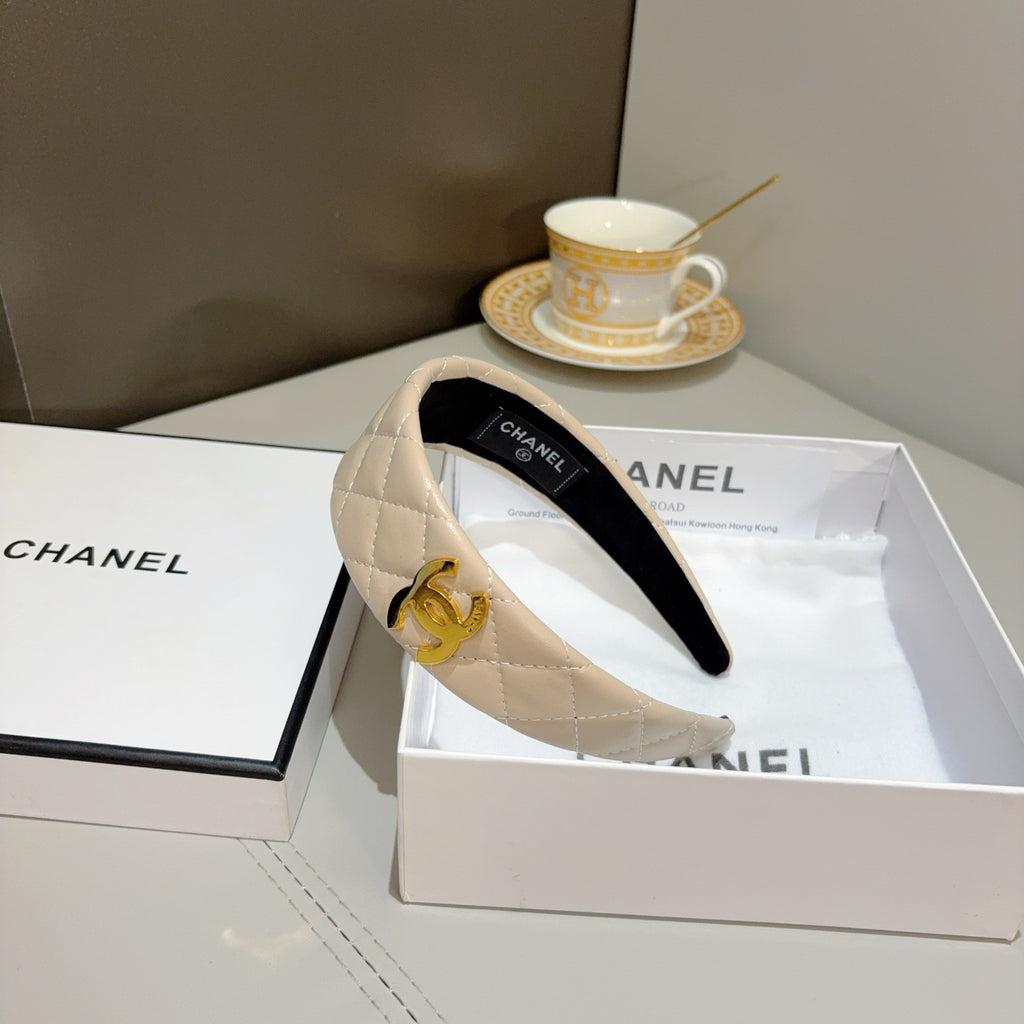 CHANEL Leather Headband