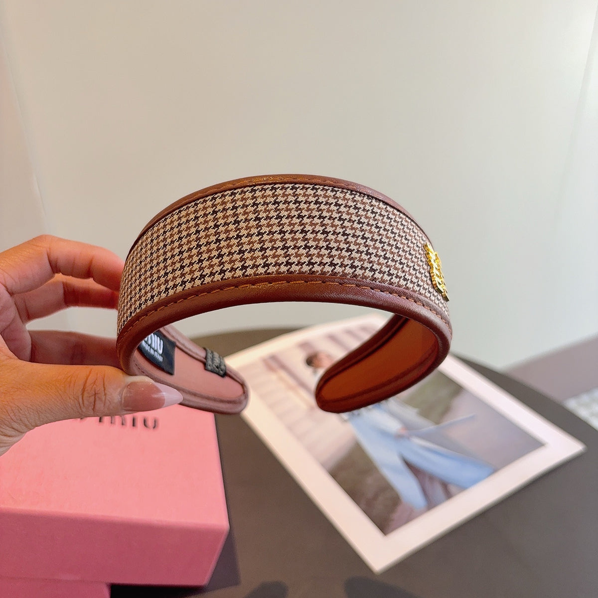 MIU MIU Leather Headband