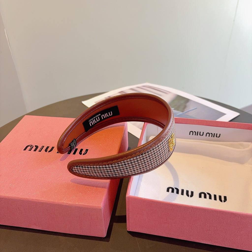 MIU MIU Leather Headband