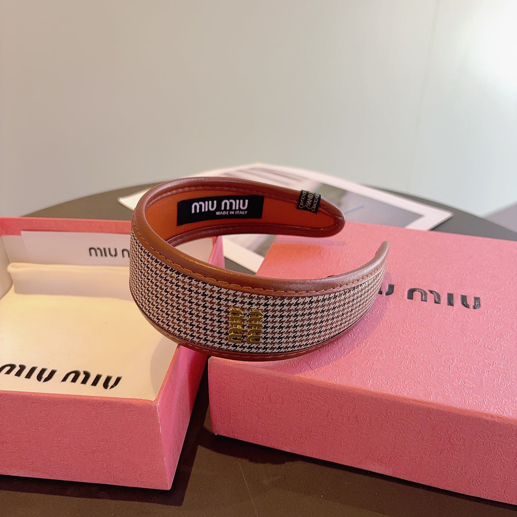 MIU MIU Leather Headband
