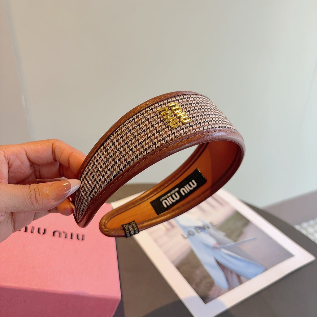 MIU MIU Leather Headband