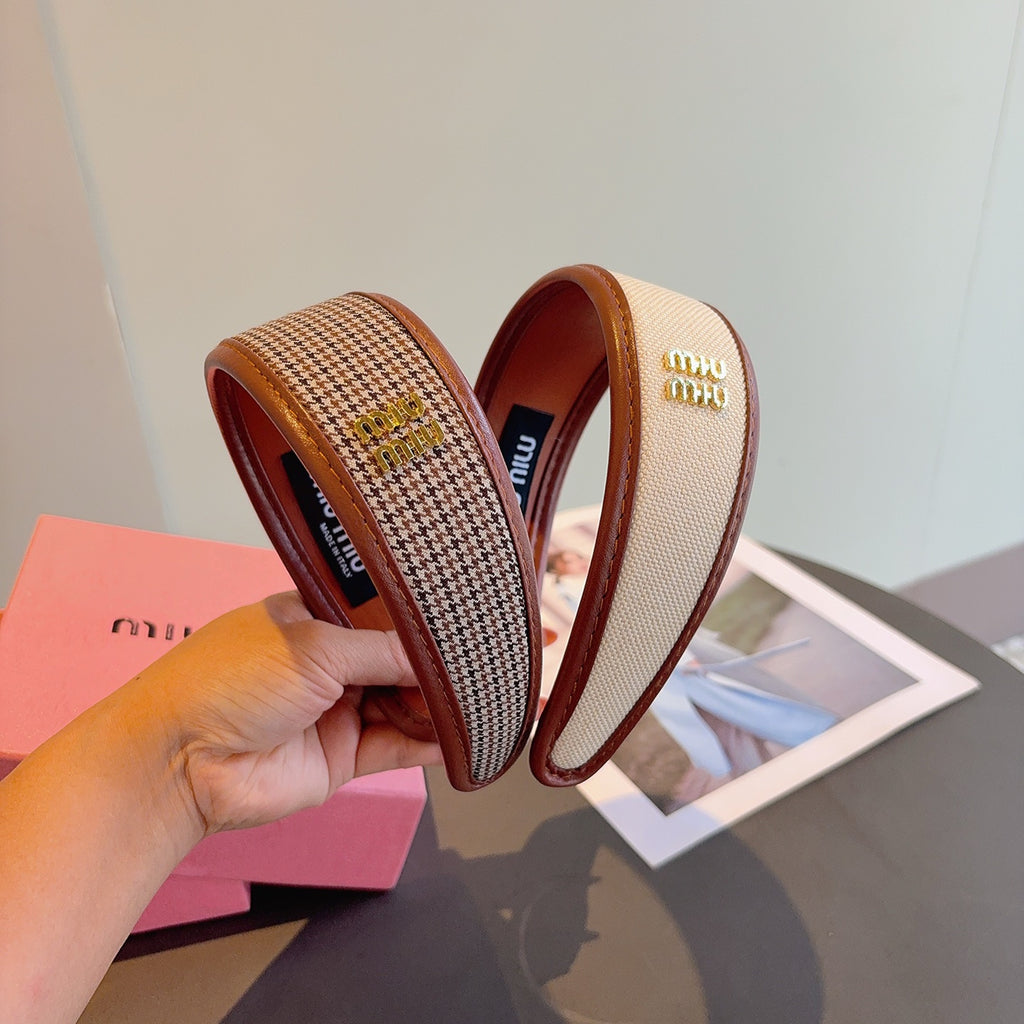 MIU MIU Leather Headband