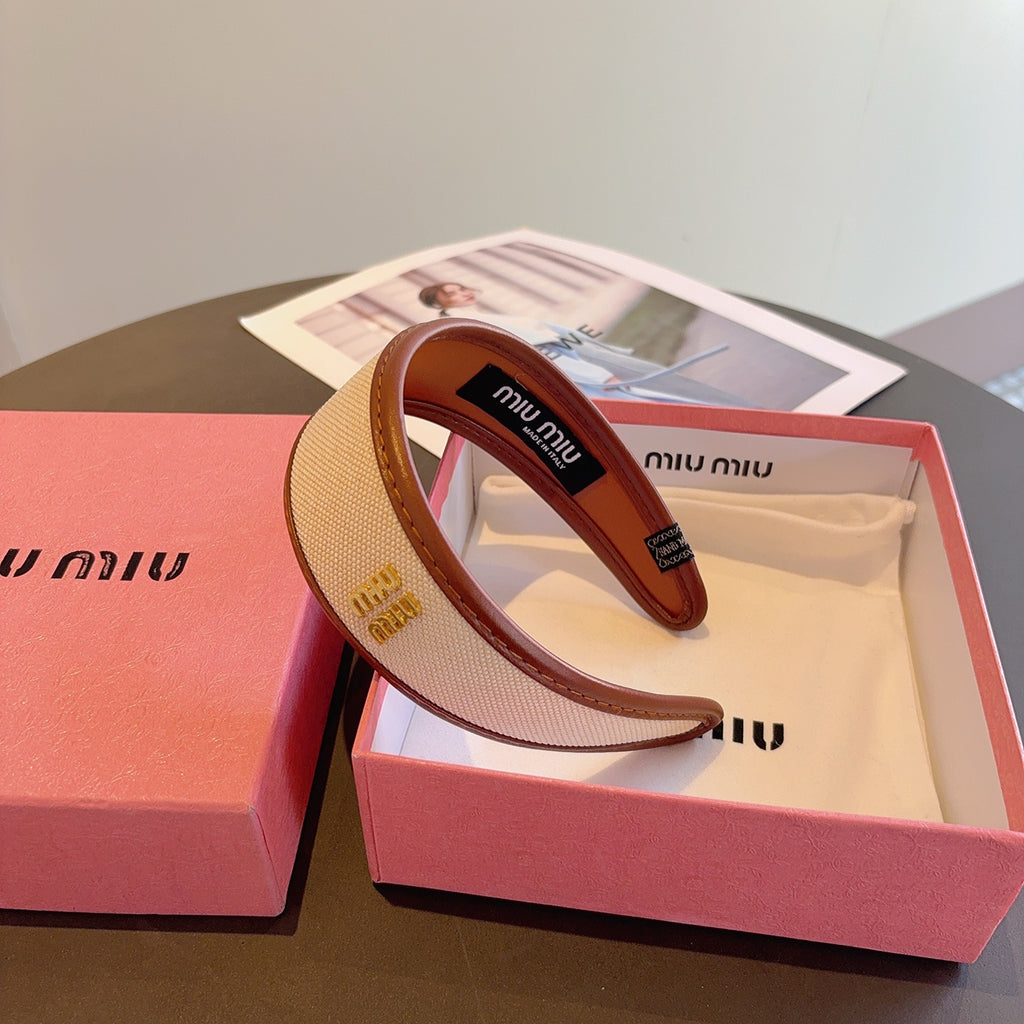MIU MIU Leather Headband