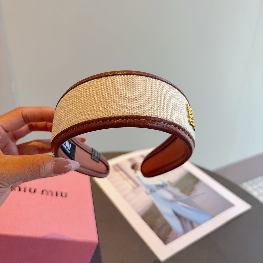 MIU MIU Leather Headband