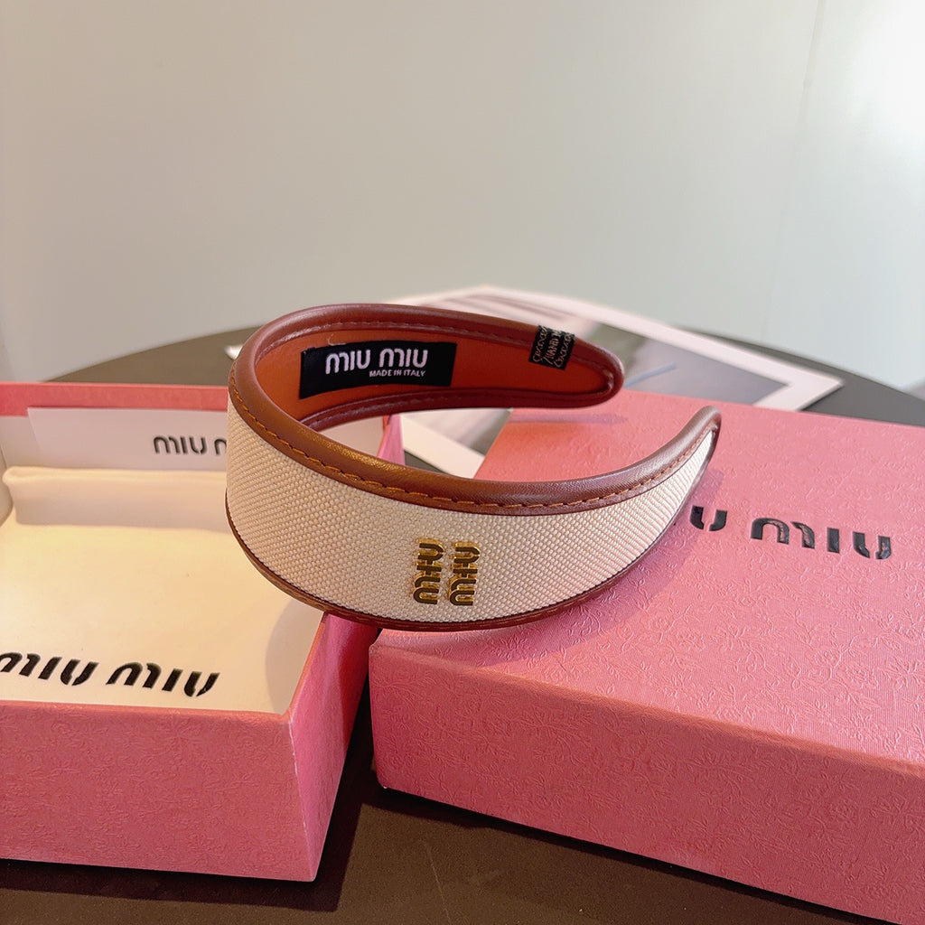 MIU MIU Leather Headband