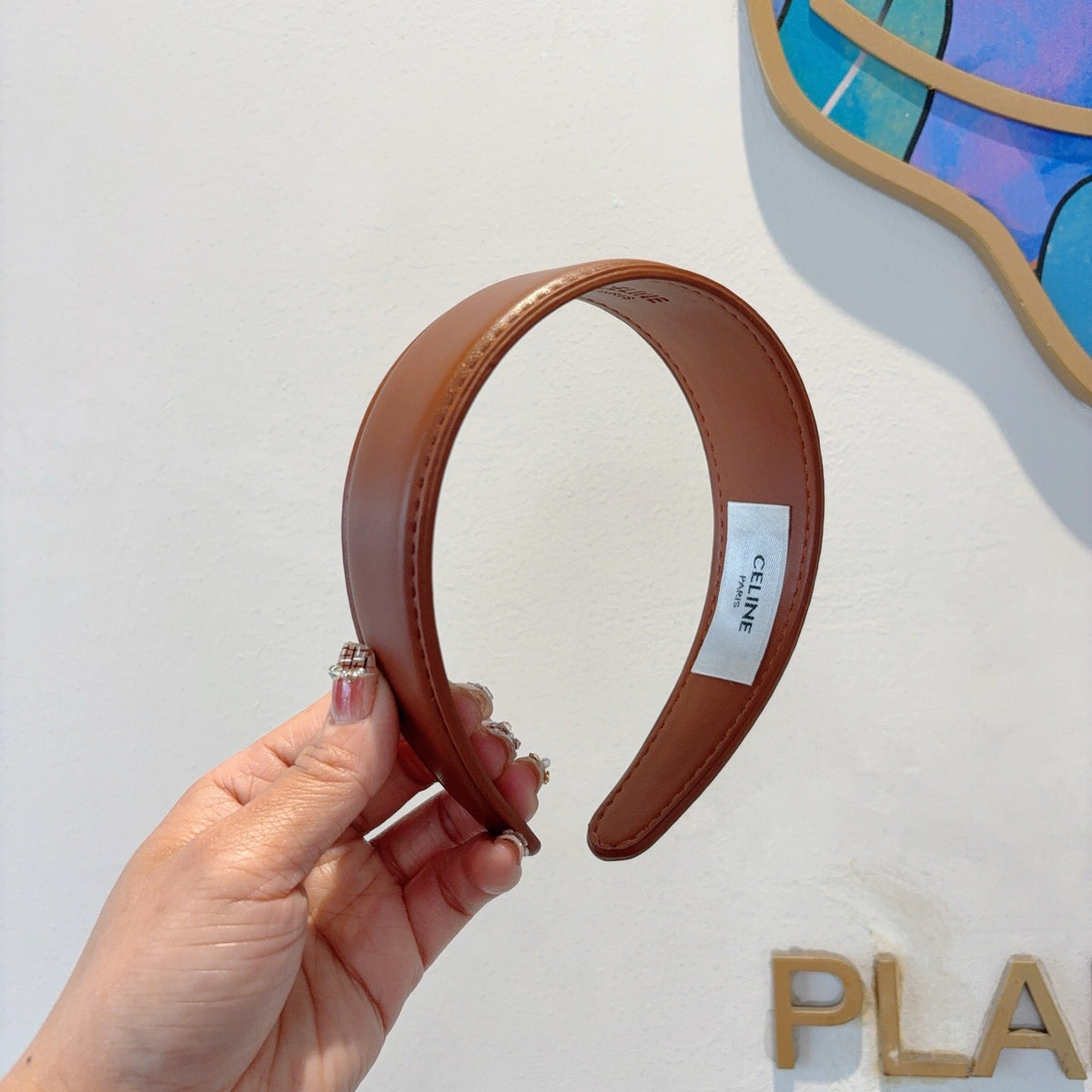 CELINE Leather Headband