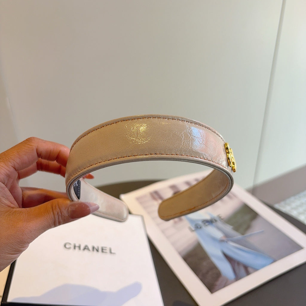CHANEL Leather Headband