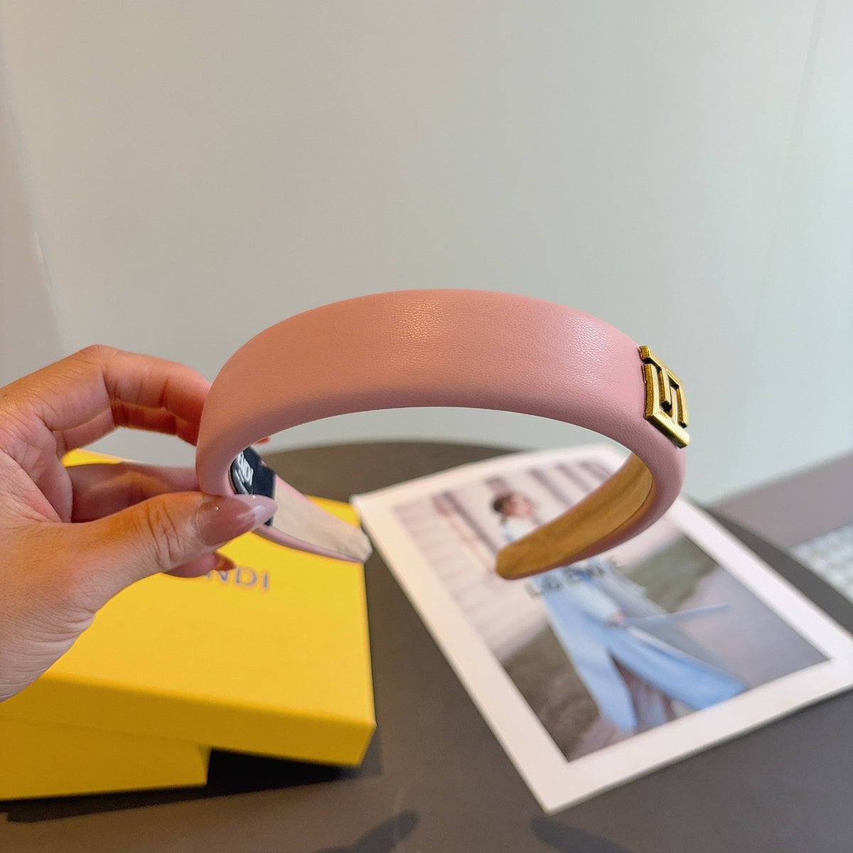 FENDI Leather Headband