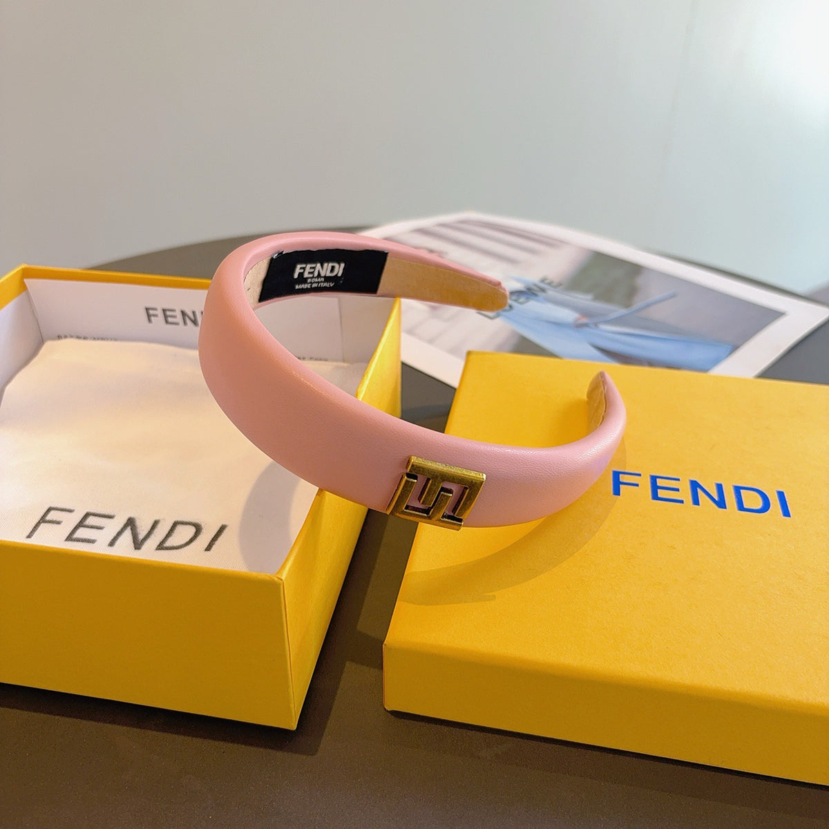 FENDI Leather Headband