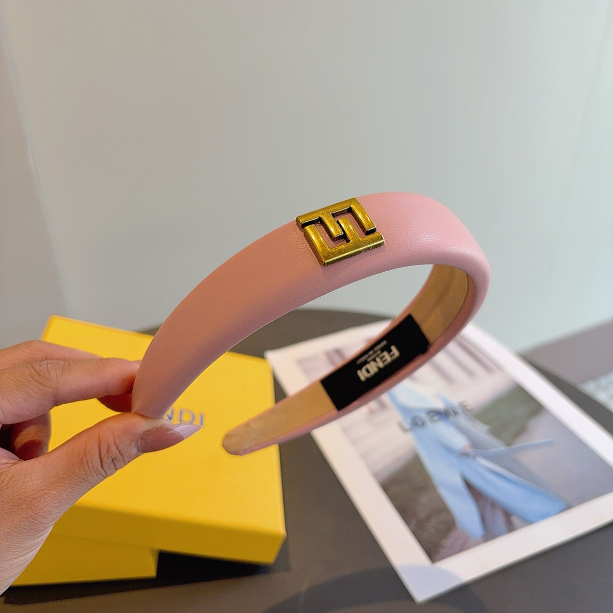FENDI Leather Headband