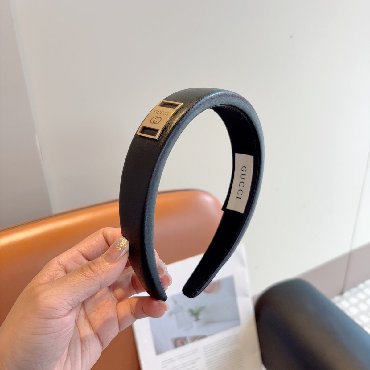 GUCCI Leather Headband
