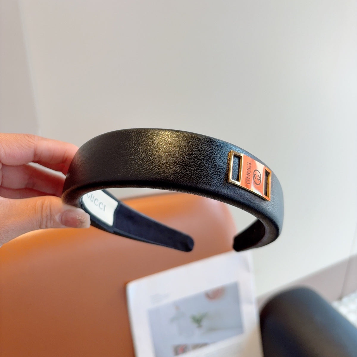 GUCCI Leather Headband