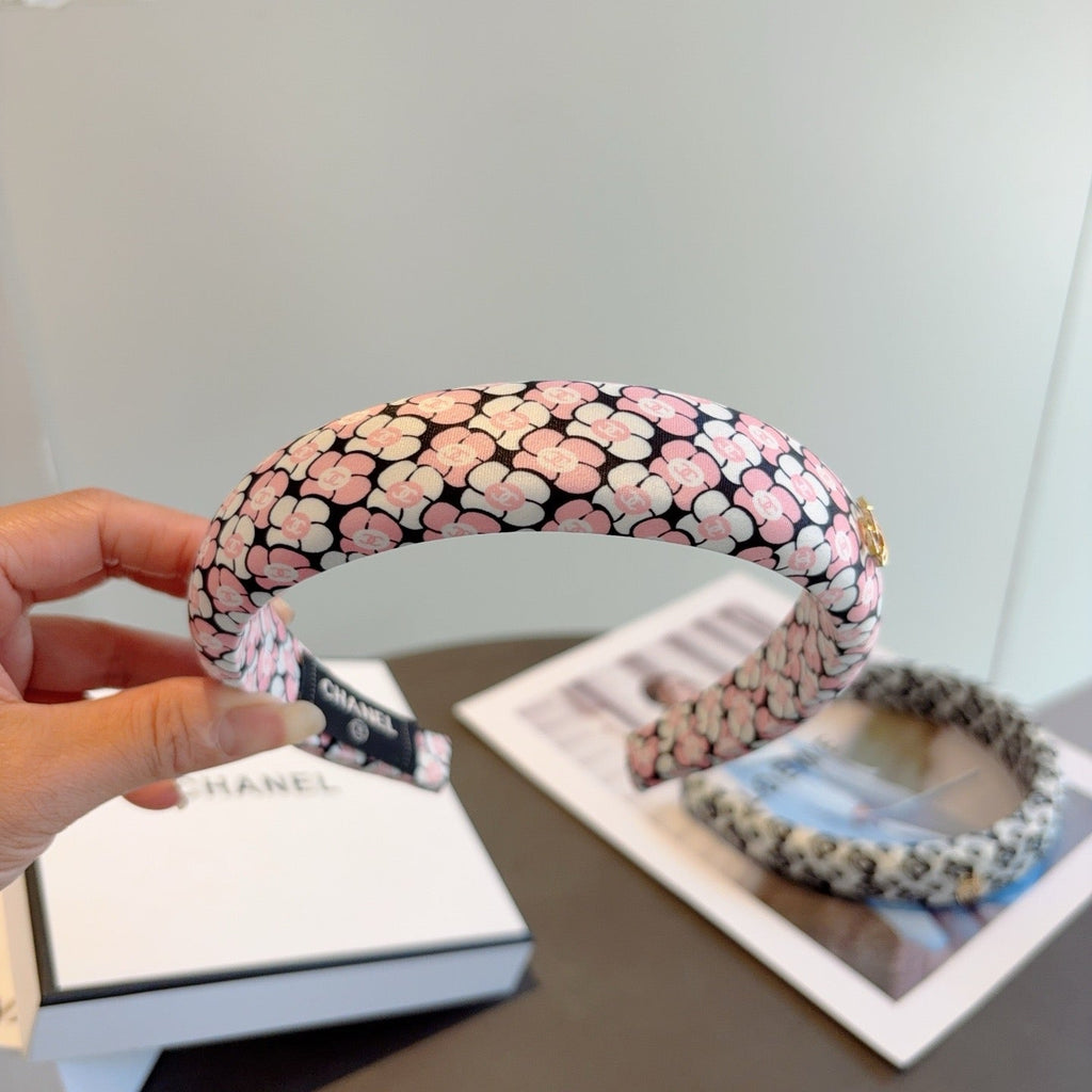 CHANEL Letter Logo Vintage Headband