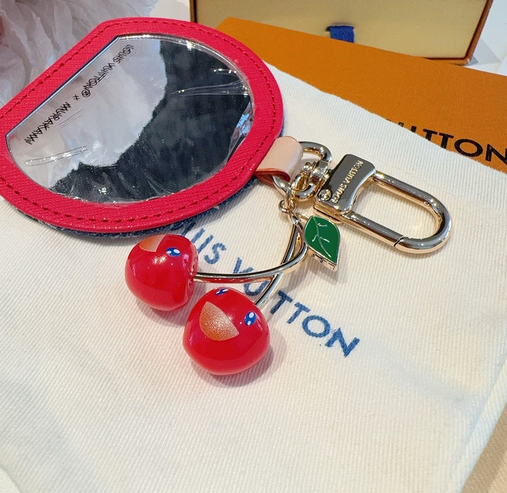 LOUIS VUITTON Canvas Bag Charm Keychain