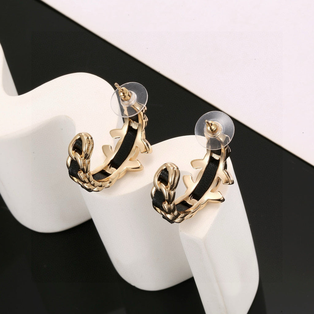 CHANEL Double-C Earrings