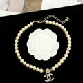 CHANEL Pearl Long Necklace