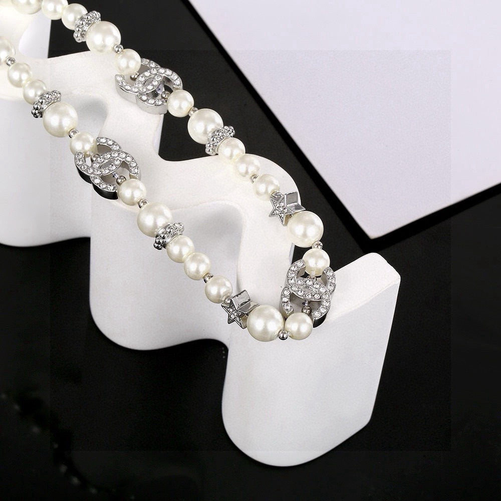CHANEL Pearl Choker Necklace