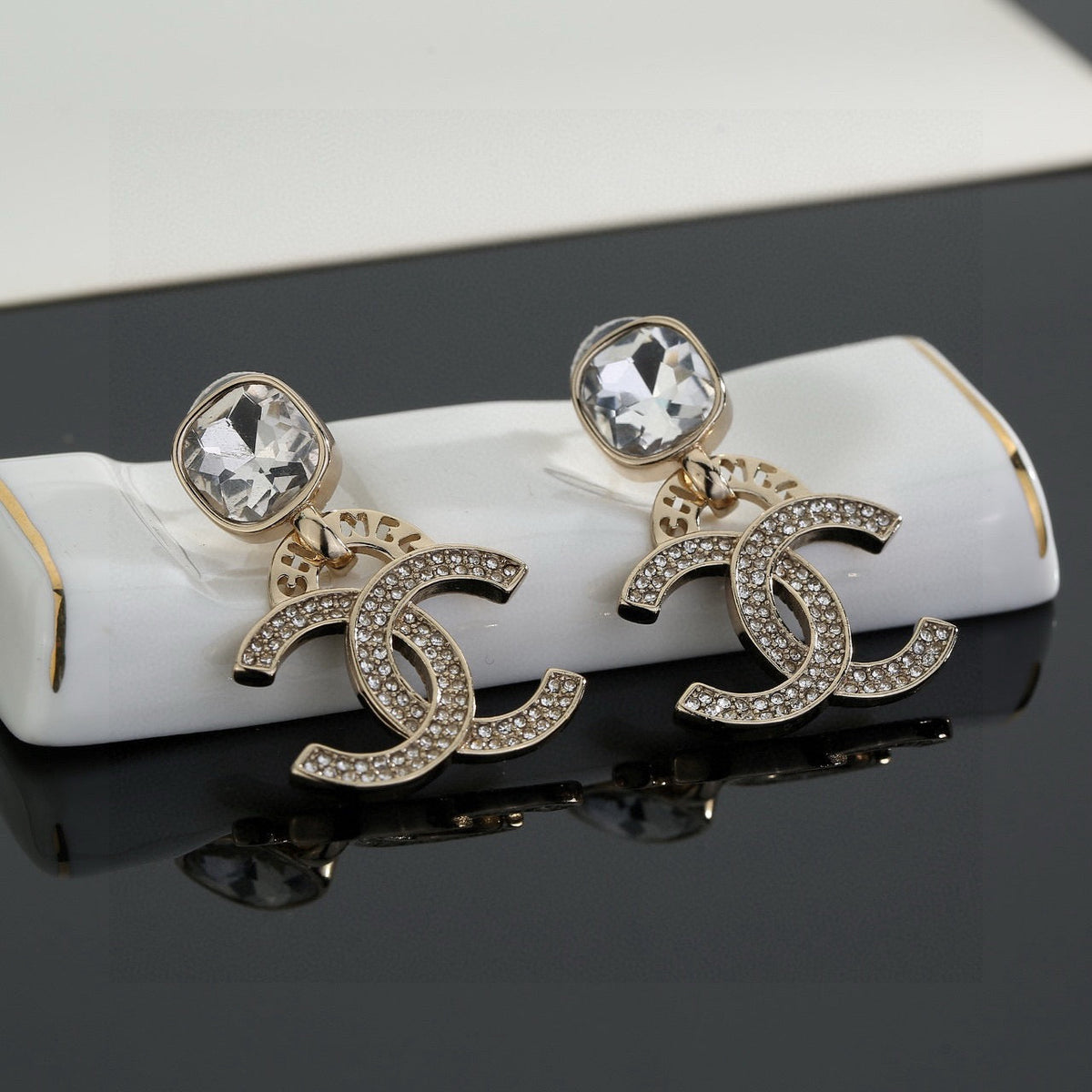 CHANEL Double-C Earrings