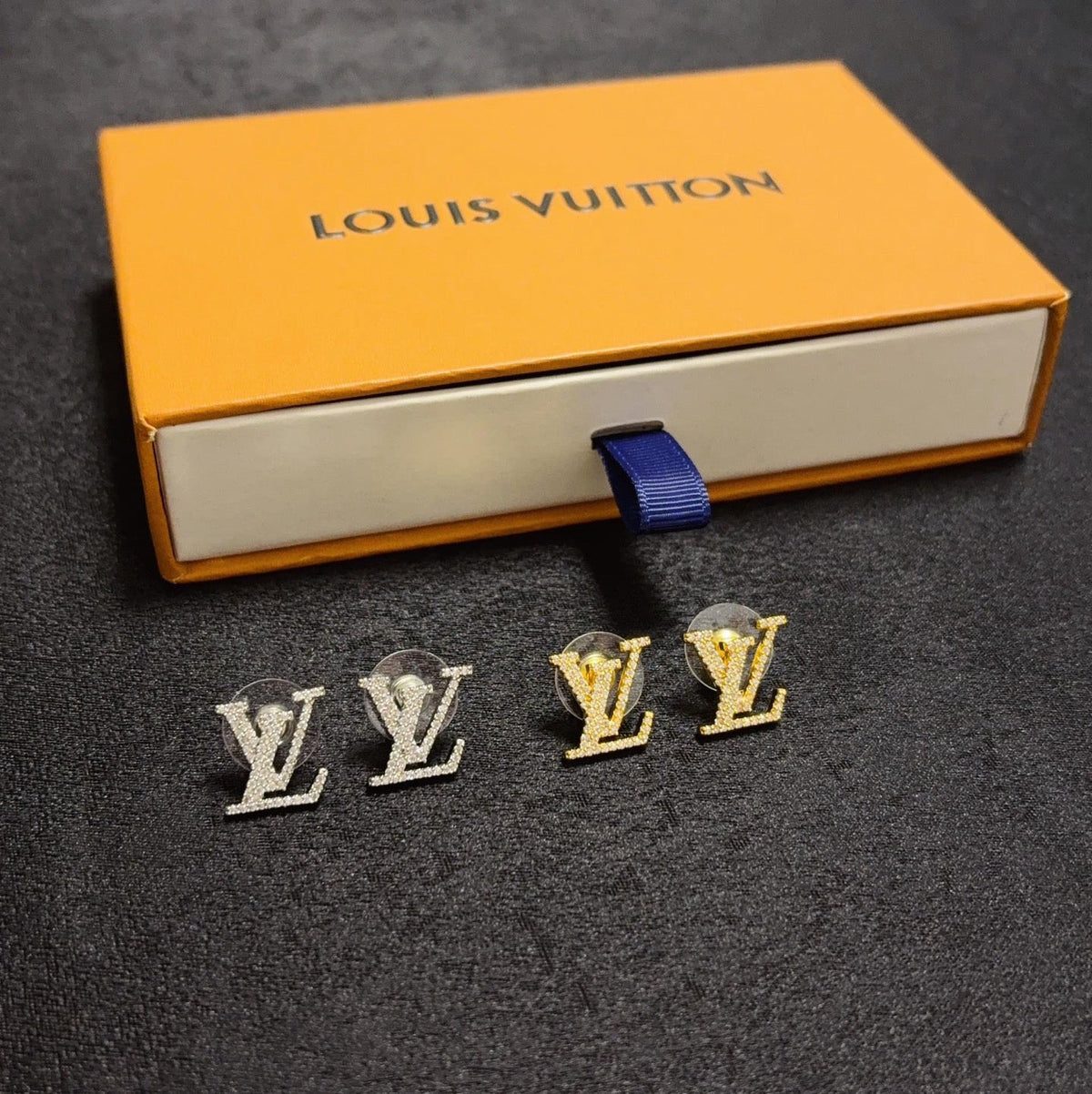 LOUIS VUITTON Crystal Earrings