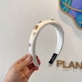 CHANEL Crystal Satin Vintage Headband