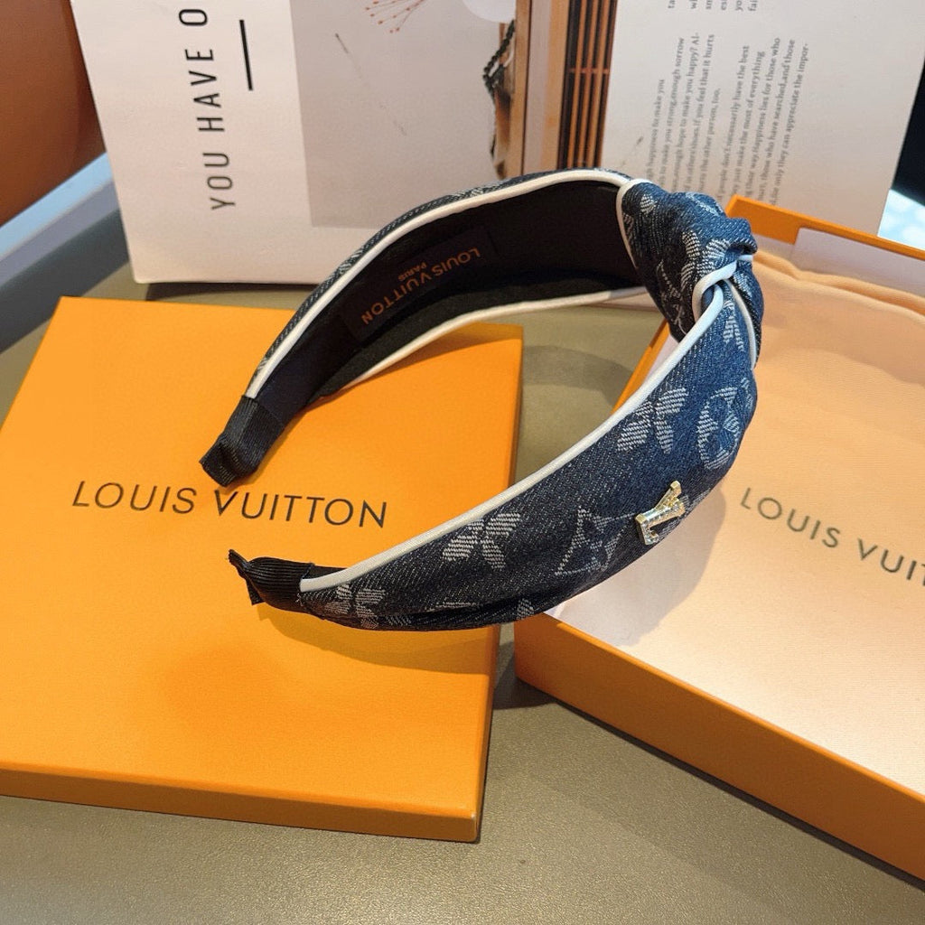 LOUIS VUITTON Denim Headband