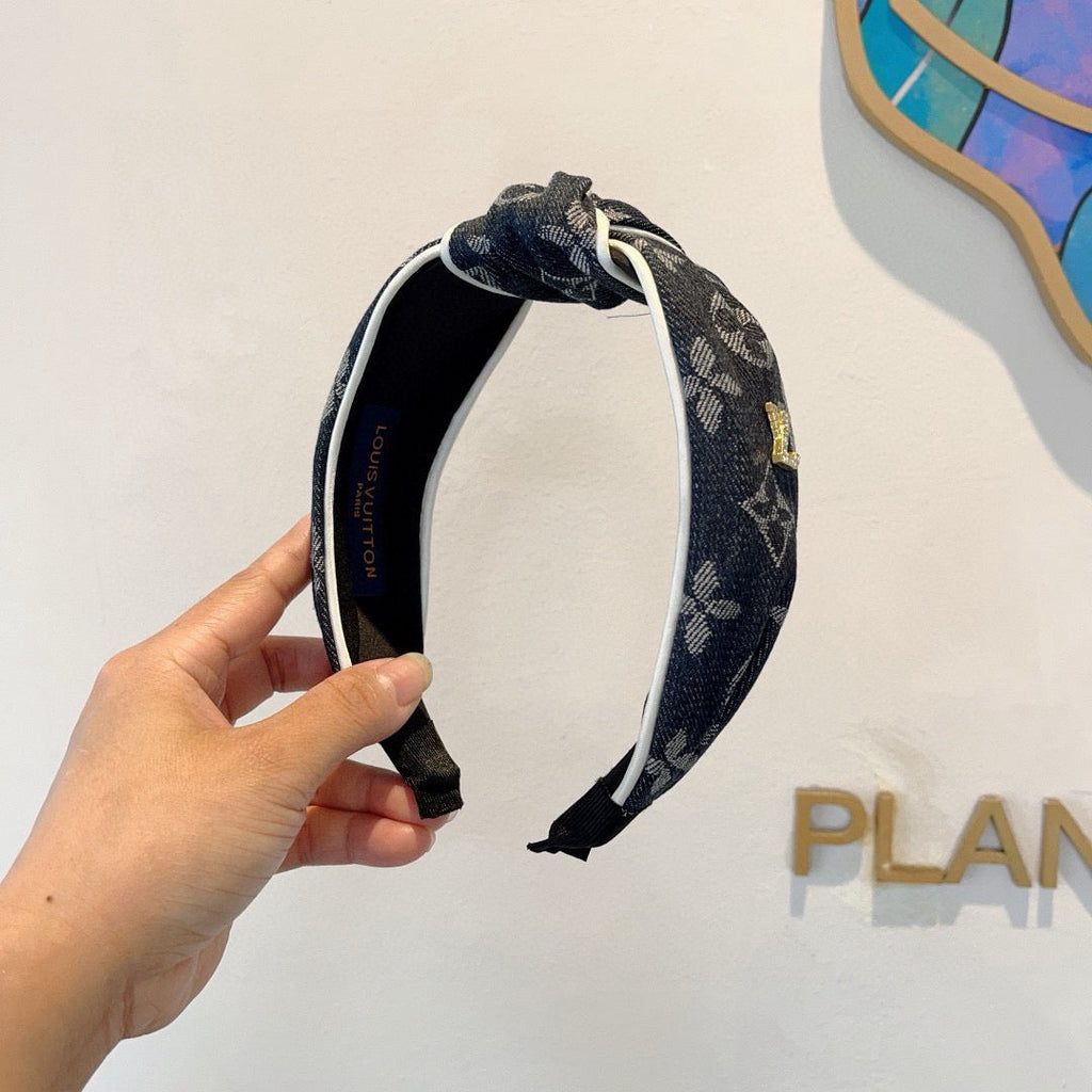 LOUIS VUITTON Denim Headband