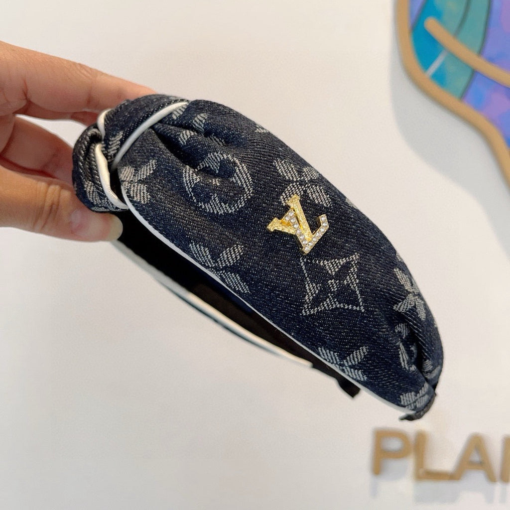 LOUIS VUITTON Denim Headband