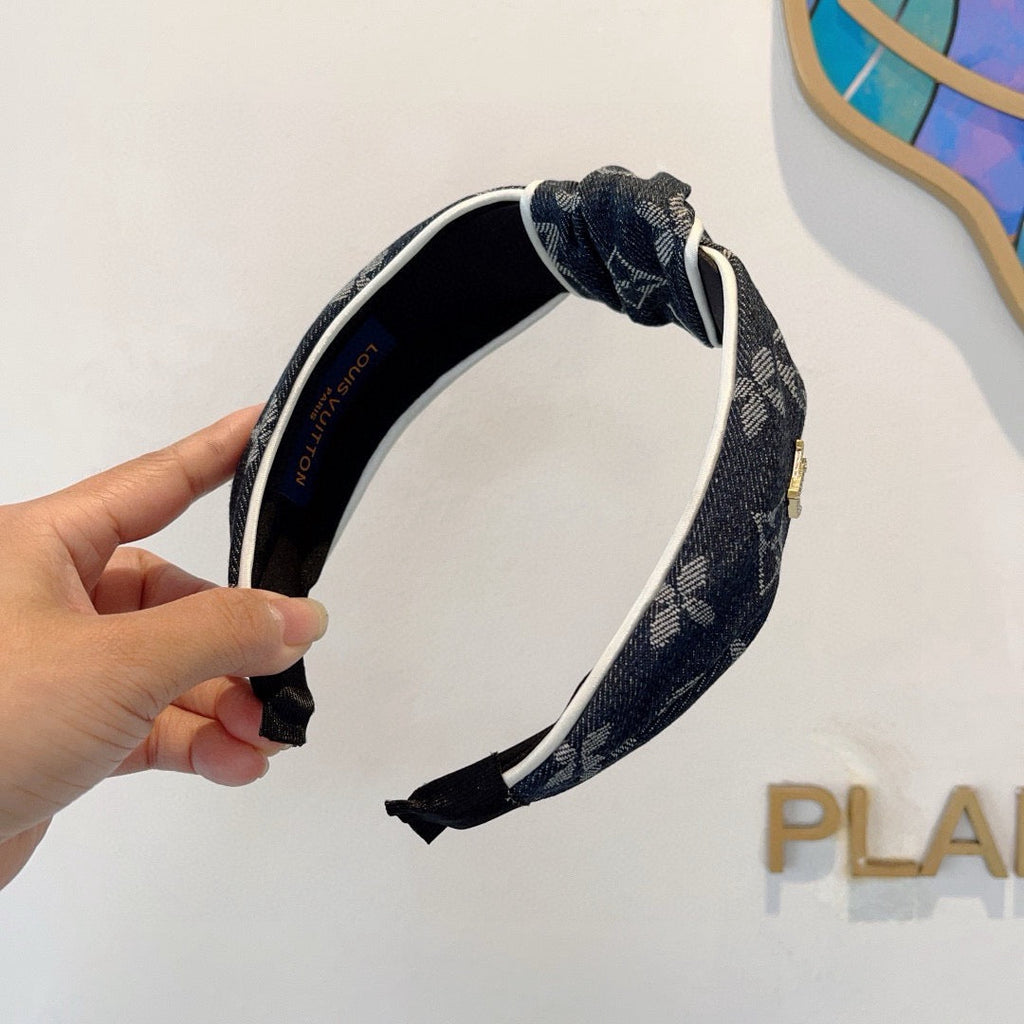 LOUIS VUITTON Denim Headband