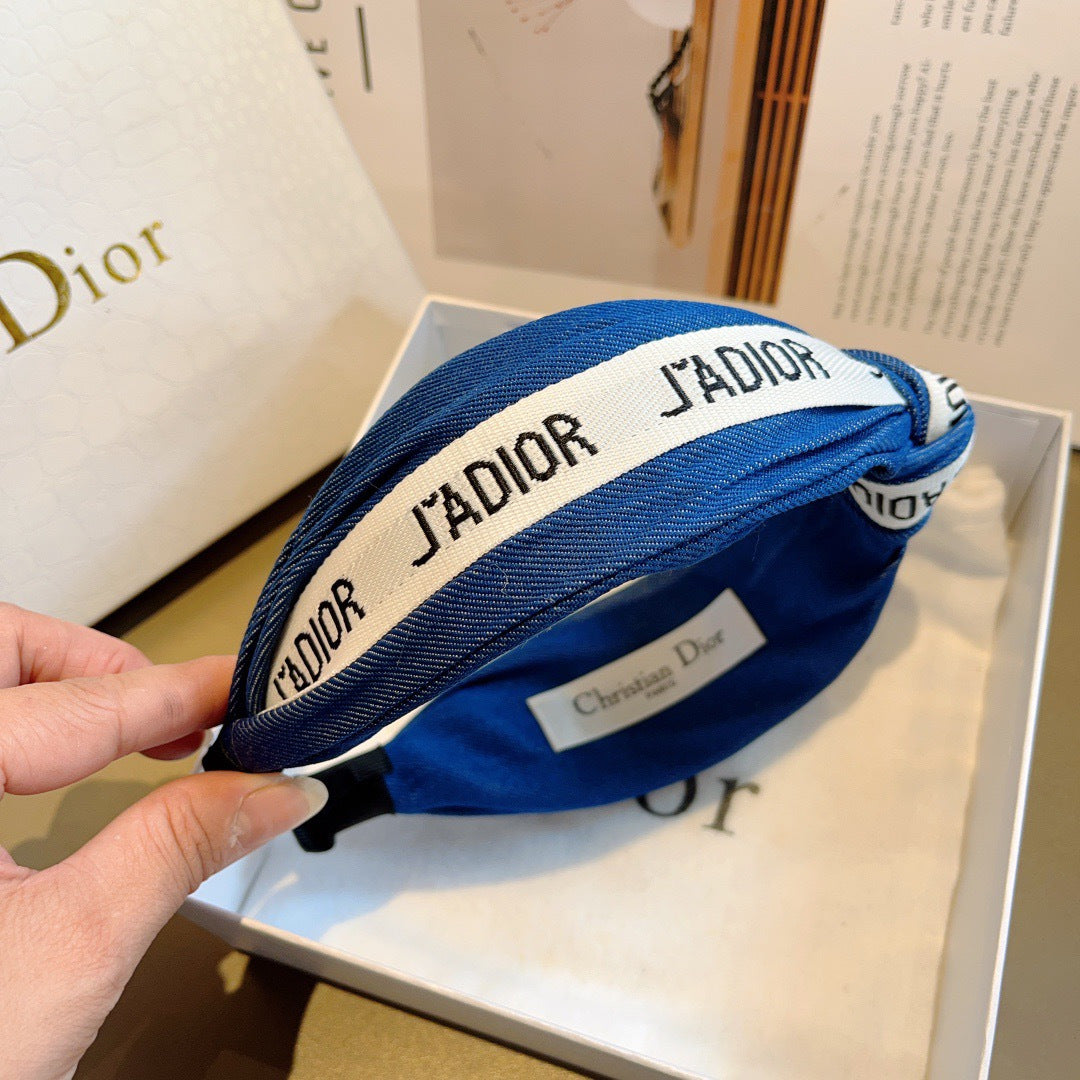 DIOR Denim Headband