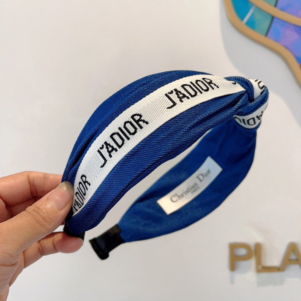 DIOR Denim Headband