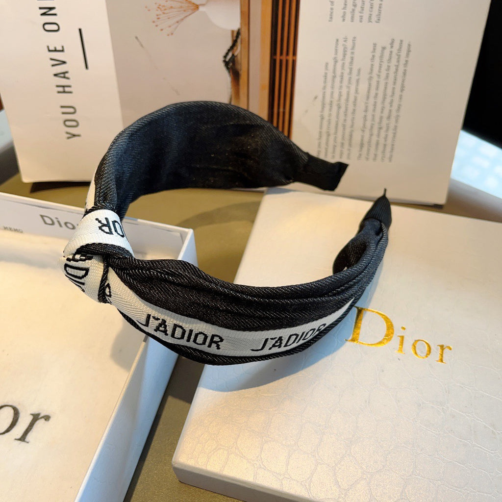 DIOR Denim Headband