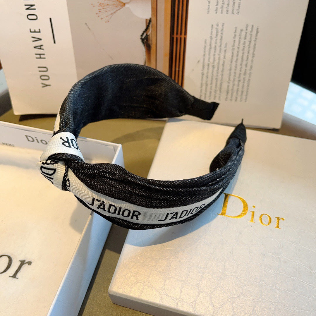 DIOR Denim Headband