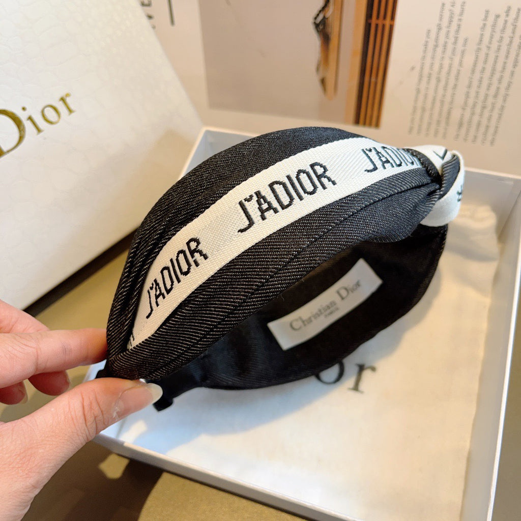 DIOR Denim Headband