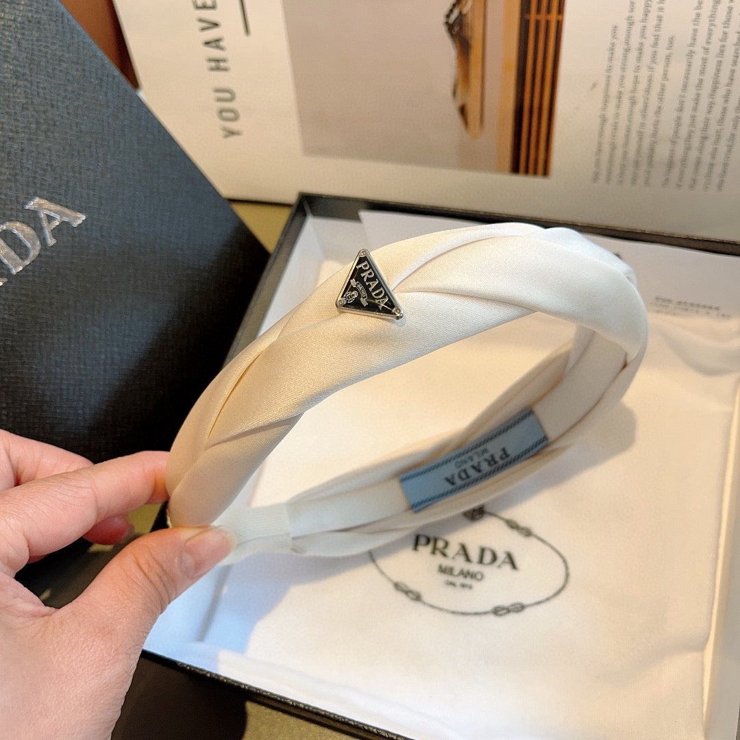 PRADA Logo Headband