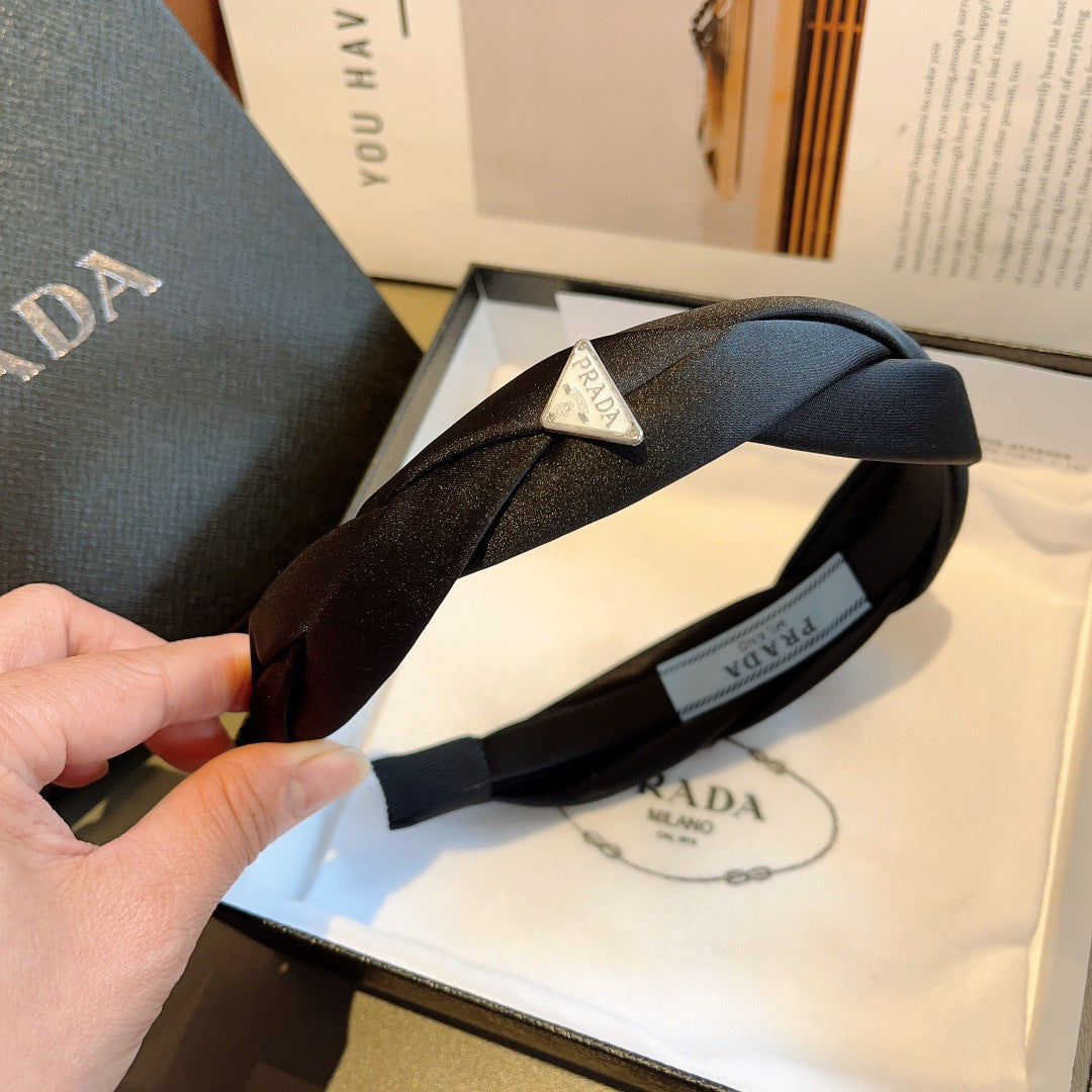 PRADA Logo Headband