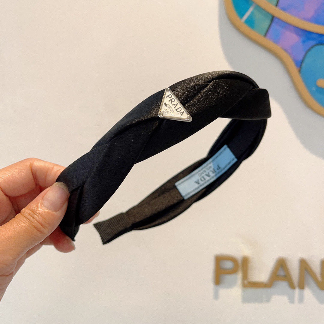 PRADA Logo Headband