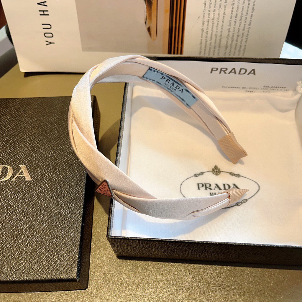 PRADA Logo Headband