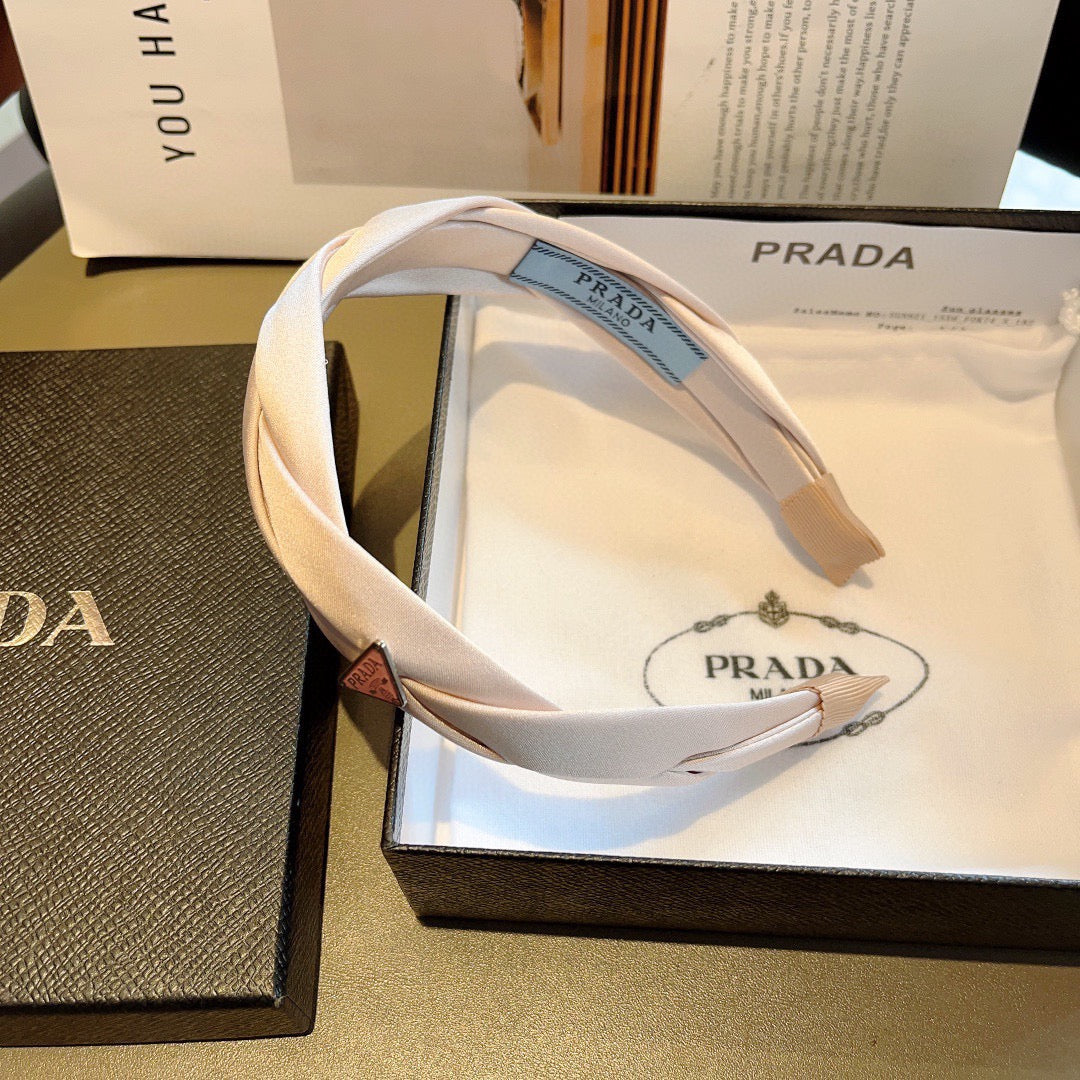 PRADA Logo Headband