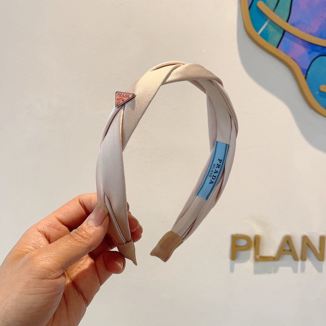PRADA Logo Headband