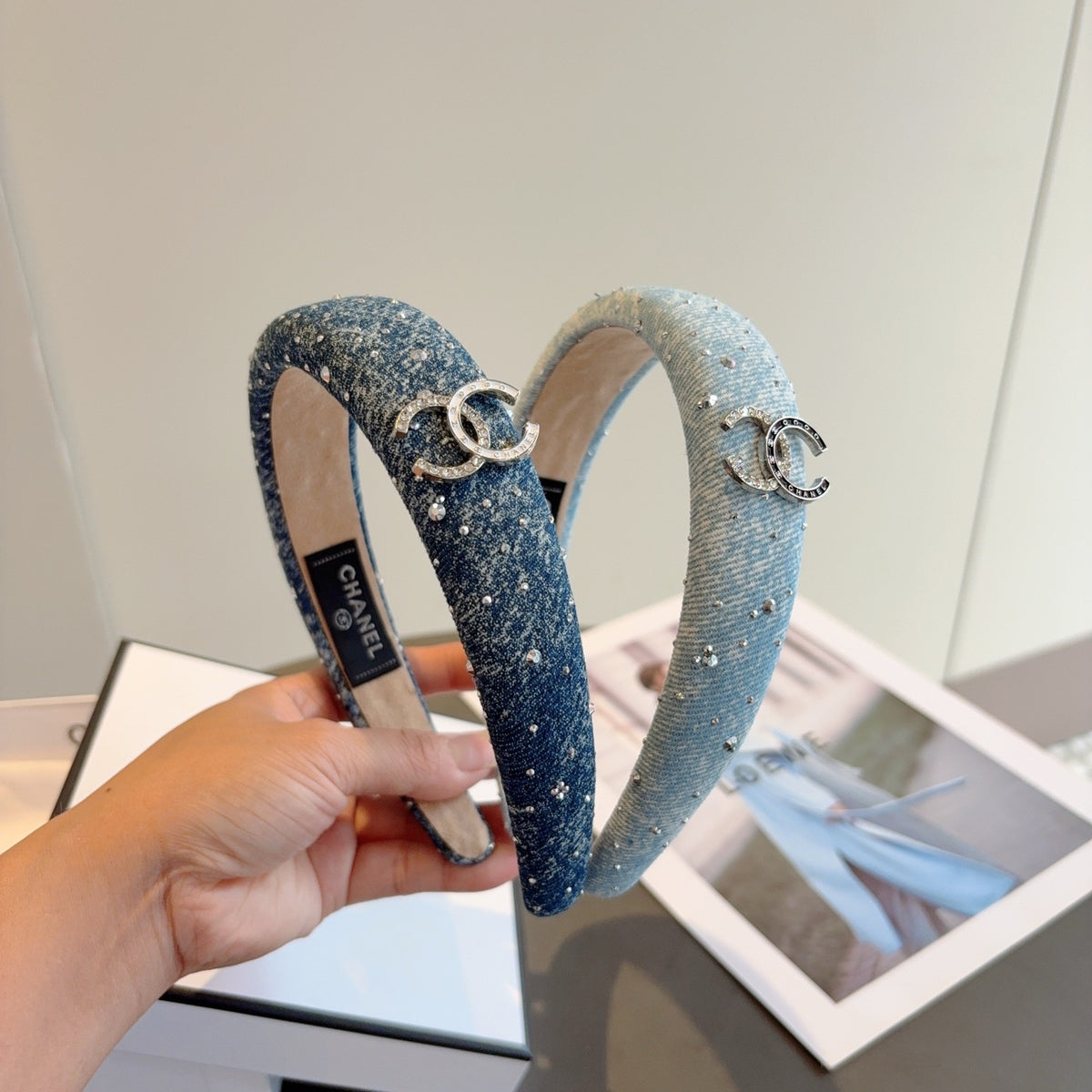 CHANEL Crystal Headband